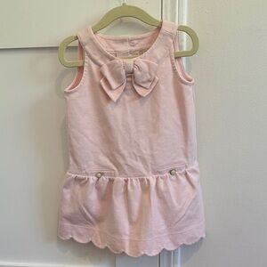 Janie and Jack Pink Sleeveless Dress with Bow